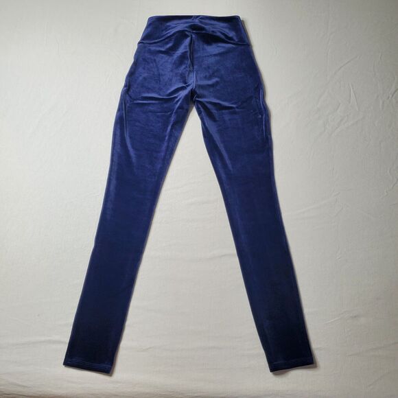 Spanx Women's Size M Velvet Leggings Blue 2070 - Picture 3 of 6